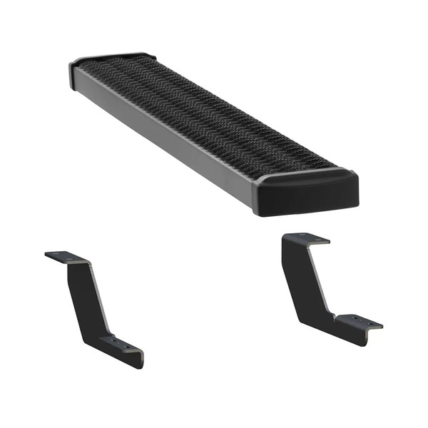 LUVERNE Grip Step 7" x 54" Black Aluminum Rear Step, Select Chevy Express, GMC Savana 415254-400345 - Luverne