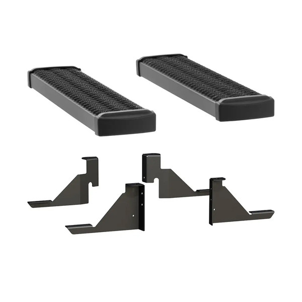 LUVERNE Grip Step 7" x 36" Black Aluminum Running Boards, Select Express, Savana 415036-400341 - Luverne