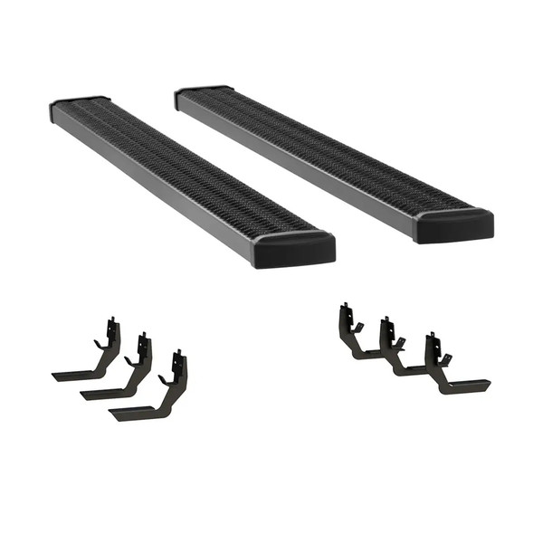 LUVERNE Grip Step 7" x 88" Black Aluminum Running Boards, Select Dodge, Ram 415088-401632 - Luverne
