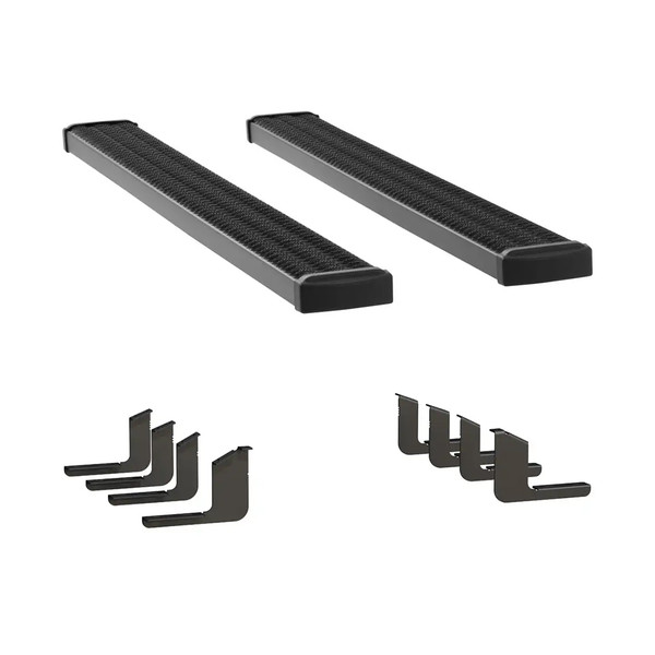 LUVERNE Grip Step 7" x 78" Black Aluminum Running Boards, Select Toyota Tundra 415078-400752 - Luverne