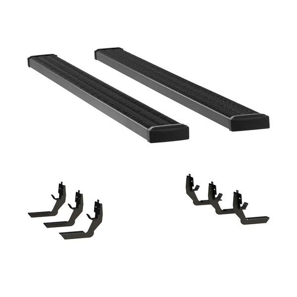 LUVERNE Grip Step 7" x 98" Black Aluminum Running Boards, Select Ram 2500, 3500 415098-401632 - Luverne