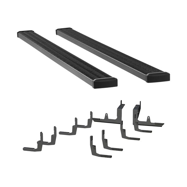 LUVERNE Grip Step 7" x 114" Aluminum W2W Running Boards, Select Silverado, Sierra 1500 415114-401448 - Luverne