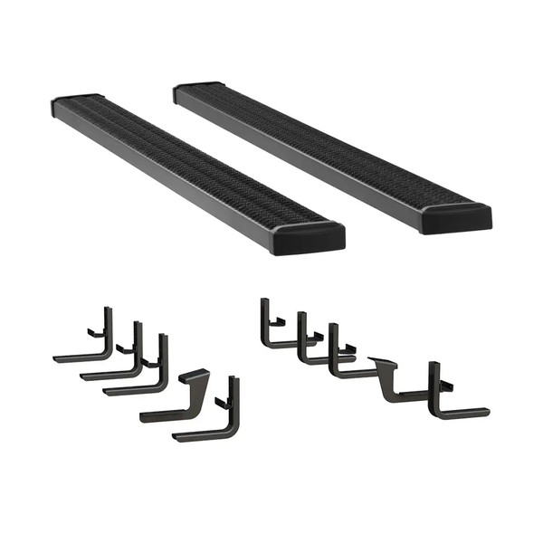 LUVERNE Grip Step 7" x 98" Black Aluminum Running Boards, Select Ram ProMaster 415098-401475 - Luverne