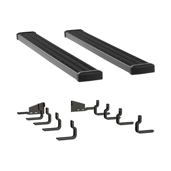 LUVERNE Grip Step 7" x 78" Aluminum Wheel-to-Wheel Running Boards, Select Ford F-150 415078-400929 - Luverne