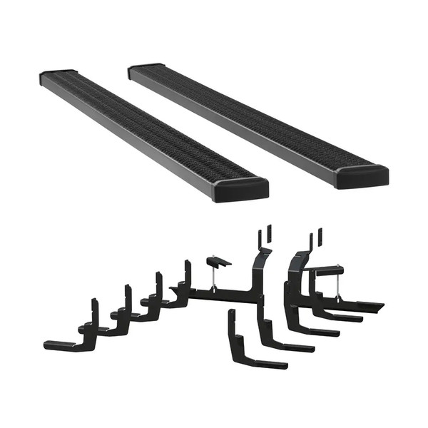 LUVERNE Grip Step 7" x 114" Aluminum W2W Running Boards, Select Silverado, Sierra HD 415114-401449 - Luverne