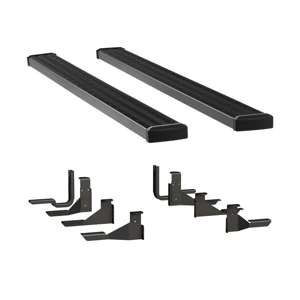 LUVERNE Grip Step 7" x 102" Aluminum W2W Running Boards, Select Silverado, Sierra 415102-401117 - Luverne