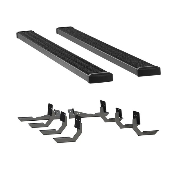 LUVERNE Grip Step 7" x 98" Aluminum Wheel-to-Wheel Running Boards, Select Ram 1500 415098-400940 - Luverne
