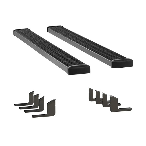 LUVERNE Grip Step 7" x 88" Black Aluminum Running Boards, Select Toyota Tundra 415088-400752 - Luverne