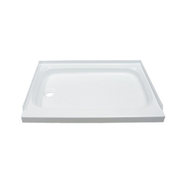 Shower Pan with Left Drain; 24" x 40" (White) - Lippert