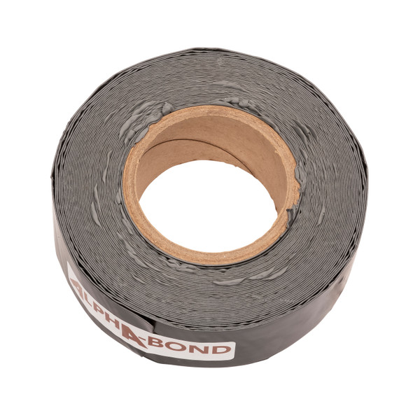 Alpha Systems ALPHABOND TPO Tape 2" x 50', Black (Case of 12)