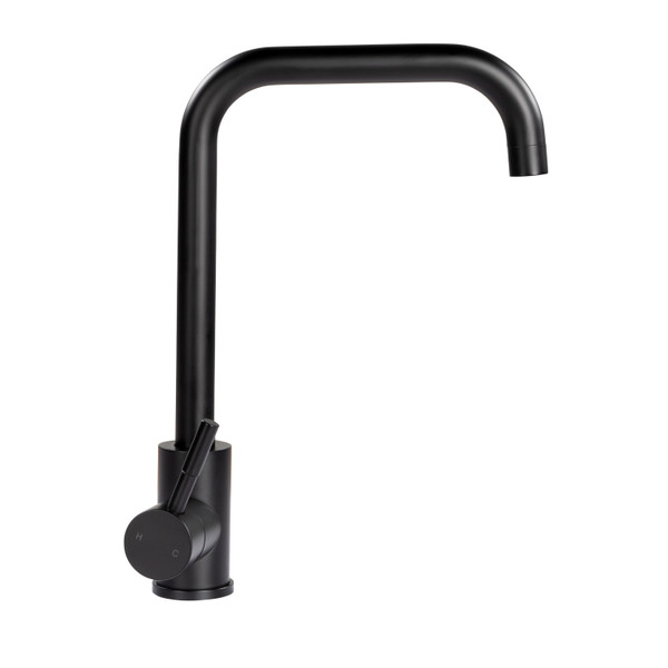 Square Gooseneck Faucet - Black Matte - Lippert