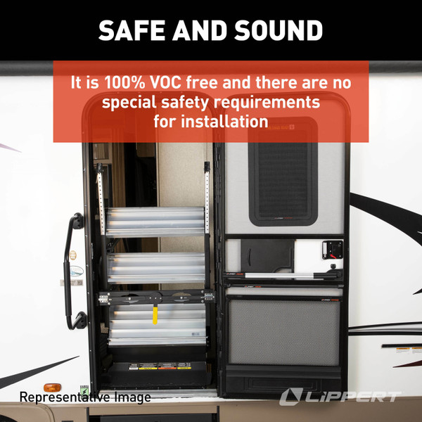 Alpha Systems ALPHABOND TPO Tape 3" x 50', Black