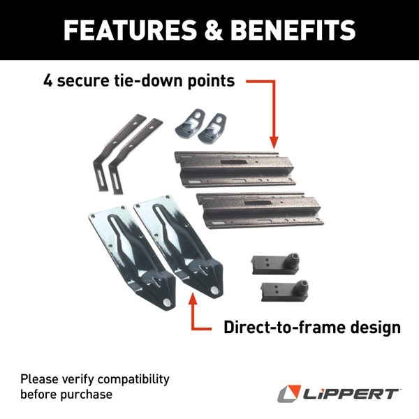 HappiJac Ford Tiedown Set #FT-UT9