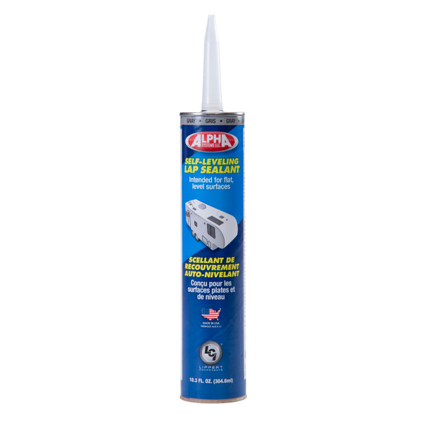 Alpha Systems 1021 Low VOC Self-Leveling Lap Sealant, Gray (10.3 Oz. Tube) - Alpha Systems