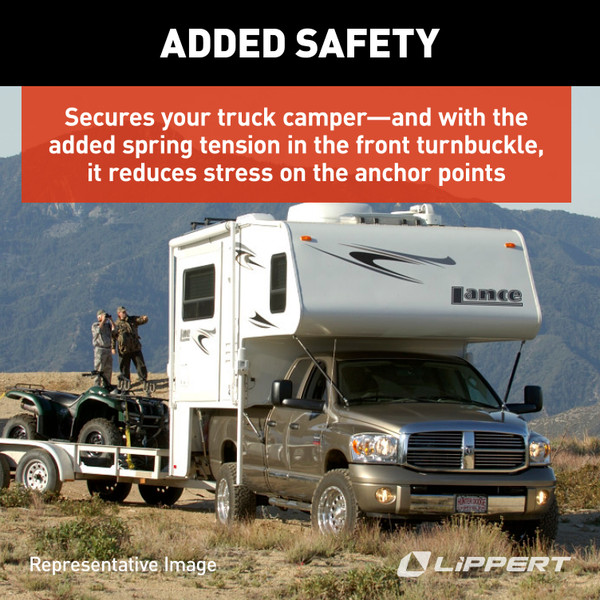 HappiJac Front Qwik-Load Turnbuckle and Hook #FM-QLTBS