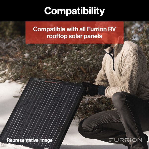 Furrion 2-Plug Rooftop Solar Panel Connection Box #FSEB30JWO-BL