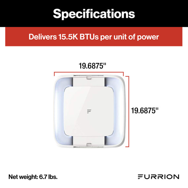 Furrion Chill RV AC Air Distribution Box for Electronic Control/Thermostat with LED Light #FACT12LA-PS