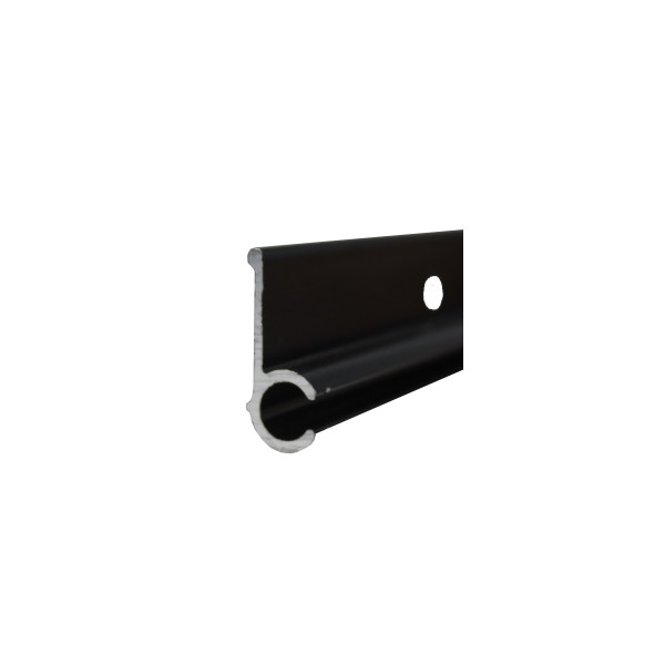Solera Awning J-Rail; 8' - Black (5 Pk Bundle) #346781 - Solera