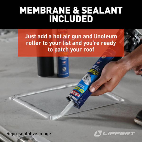 Alpha Systems SuperFlex Patch Kit, White (6.0 SqFt)