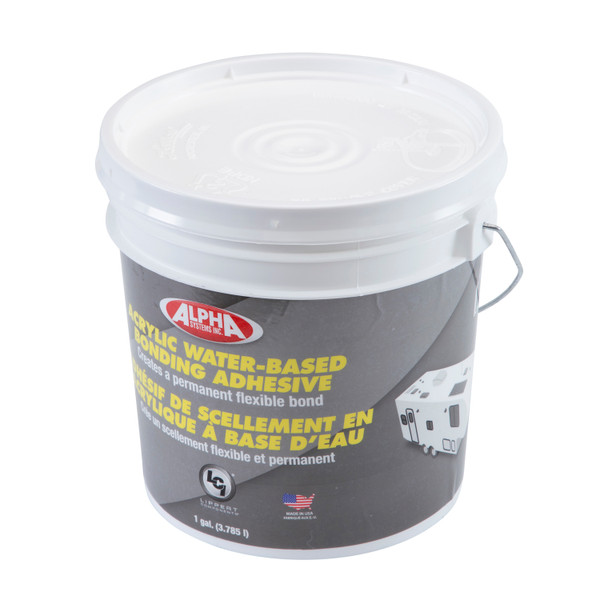 Alpha Systems 8011 Acrylic Water Based Bonding Adhesive  (1 Gallon)