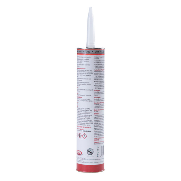 Alpha Systems 1010 Low VOC Non-Sag Sealant, Gray (10.3 Oz. Tube)