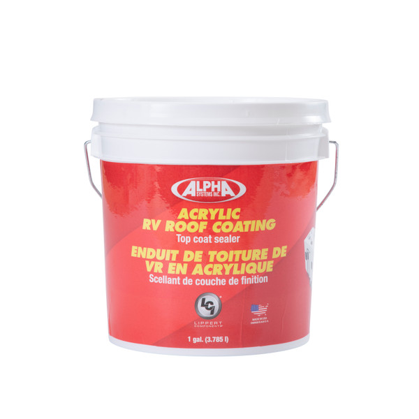 Alpha Systems 4034 Acrylic RV Roof Coating, White (1 Gallon) - Alpha Systems