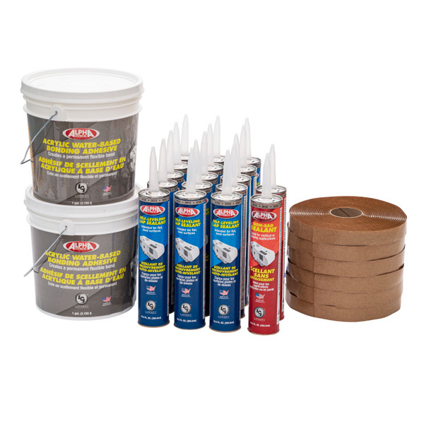 Alpha Systems SuperFlex RV Roof Kit, Beige (26' and Above)