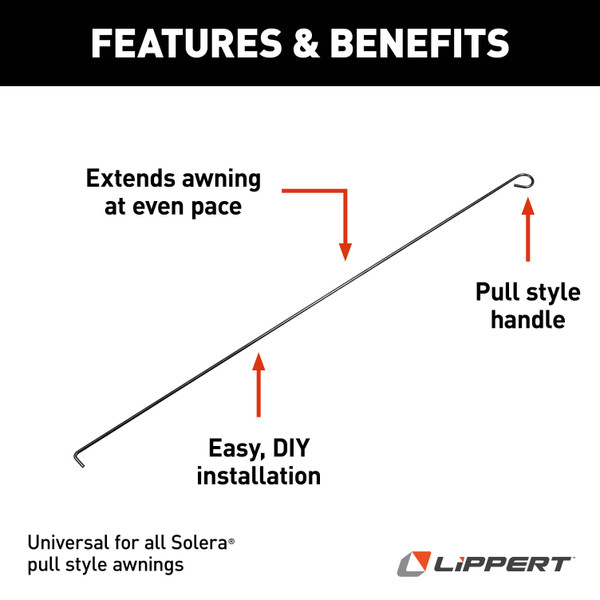 Solera Manual Awning Pull Rod - Awning/Window Awning #344391
