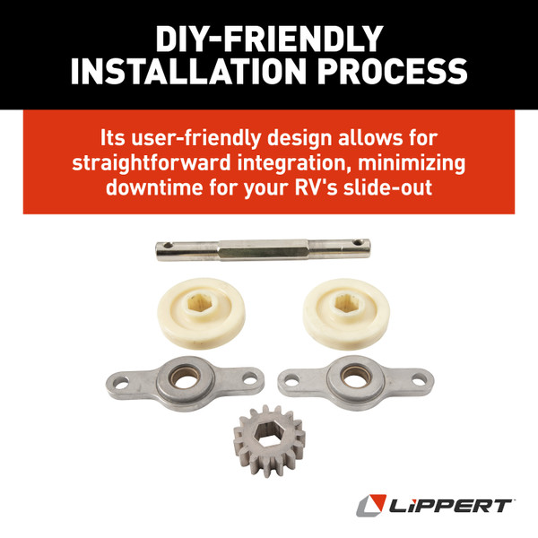 Lippert RV Slide-Out 2.5 x 2.5 Standard Gear Pack #324869