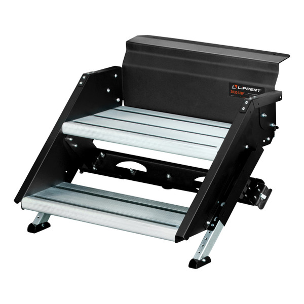 Lippert Solid Step Premium RV Steps - 30" Double - Lippert