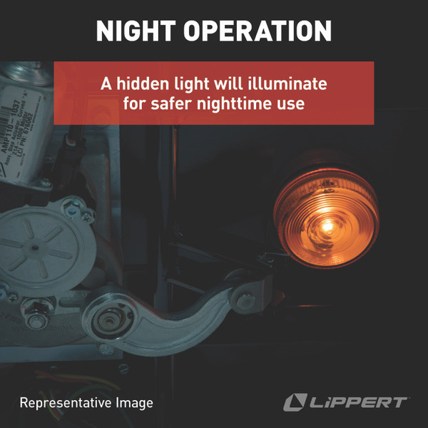 LIPPERT 40 Series Step Assembly with Logic Control Unit and Power Switch Kit