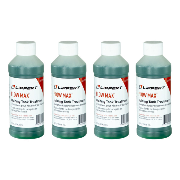 Lippert Flow Max Holding Tank Treatment - 8 oz. Bottles, 4-pack - Lippert