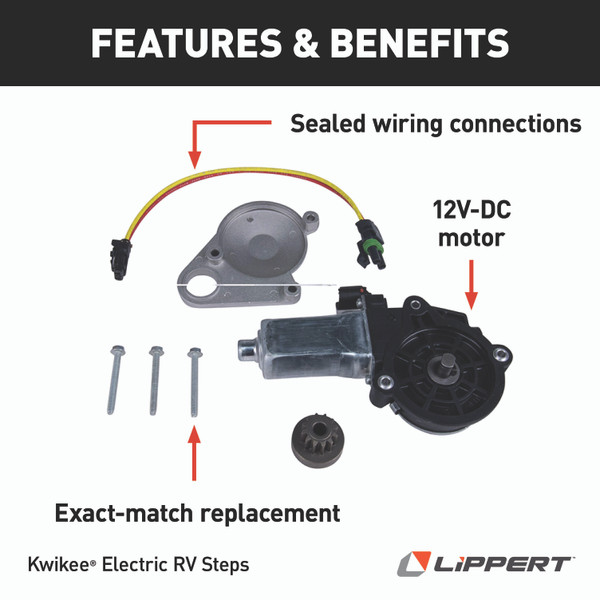 LIPPERT Kwikee Step Motor Replacement Kit For Pre-IMGL
