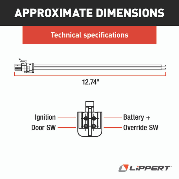LIPPERT Kwikee 4-Way Plug with Packard Connector
