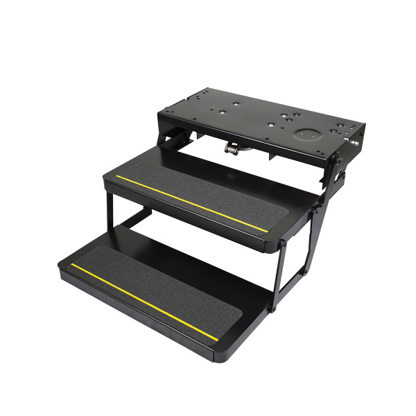 LIPPERT Kwikee 32 Series Double Tread Electric RV Step Assembly - Standard Drive Operation, No Switch Kit - Lippert