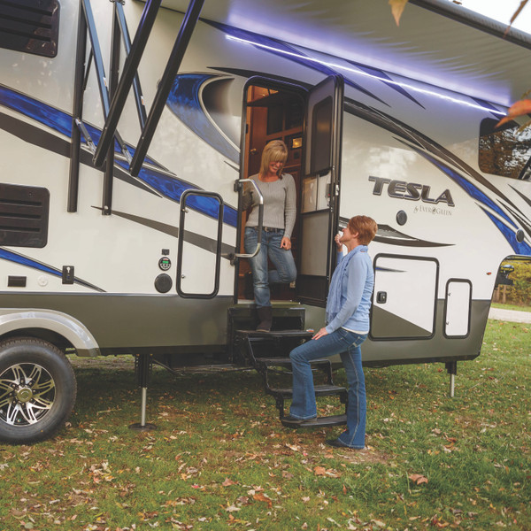 Lippert Alumi-Tread Manual RV Steps - Quad