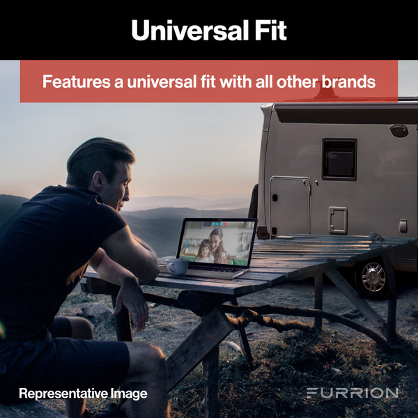 Furrion Pigtail Adapter - 50A Connector to 30A Plug, Black #FP5030R-SB