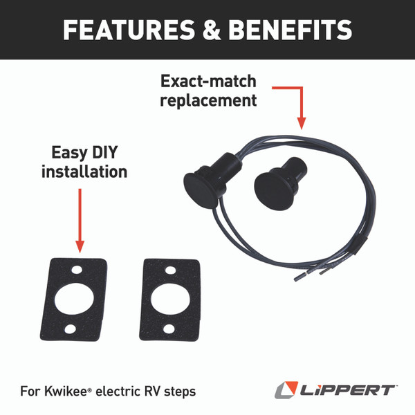 LIPPERT Kwikee Large Round Door Jam Switch