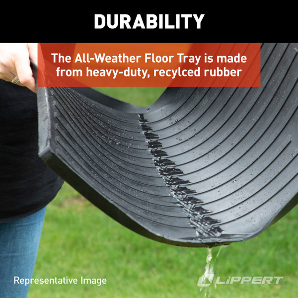 Lippert Solid Step All-Weather Floor Tray #801380
