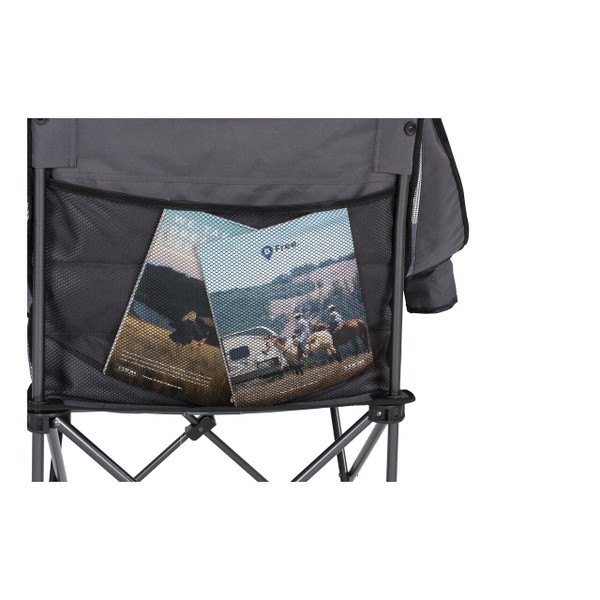 Lippert Campfire Folding Chair - Dark Grey