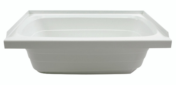 Lippert Bathtub with Left Drain - 24" x 36", White #W2436LHSPK