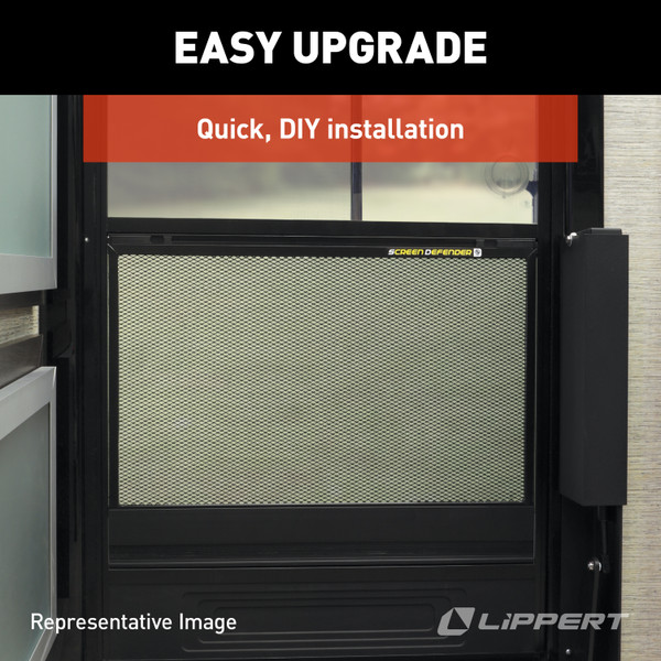 Lippert Screen Defender RV Entry Door Screen Protector - 26" Kit