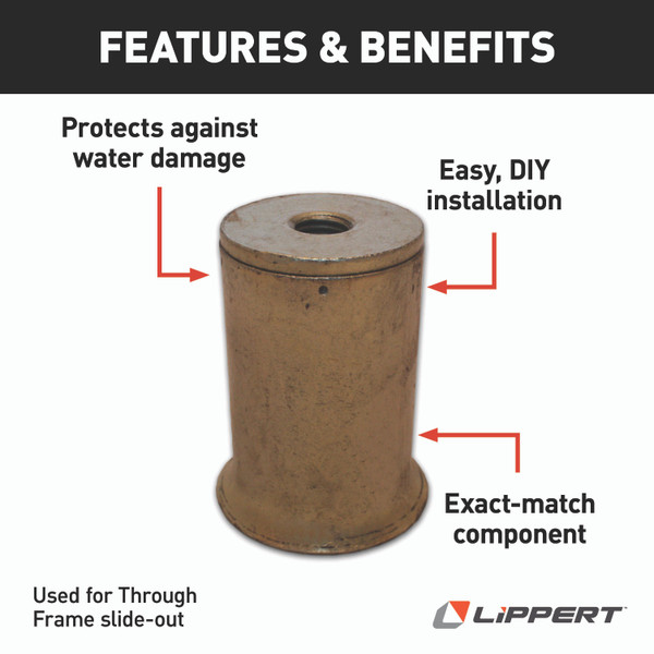 Lippert RV Slide-Out Stop Can Assembly #122840