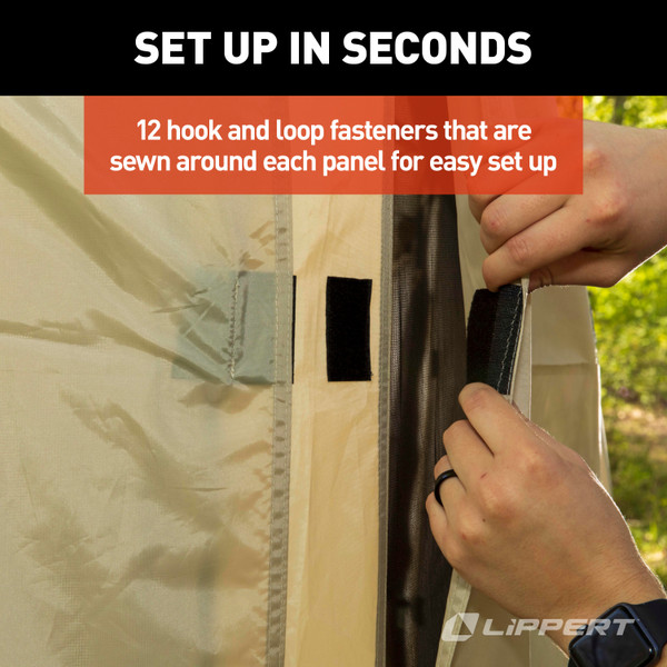 Picnic Popup Gazebo Wind Panels - 16' x 8'