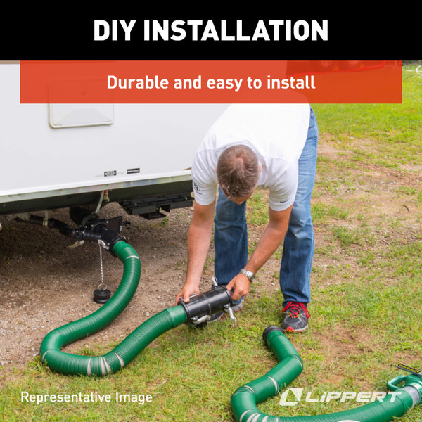 Lippert Waste Master Replacement Donut Seal for Nozzle on RV Sewer Hose #340919