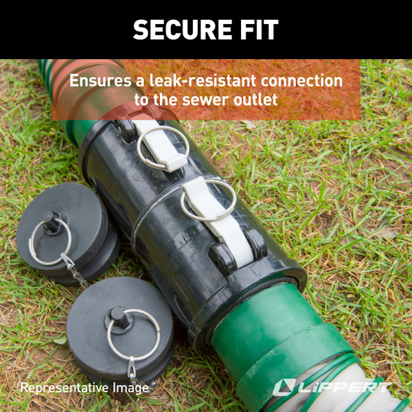 Lippert Waste Master Replacement Donut Seal for Nozzle on RV Sewer Hose #340919