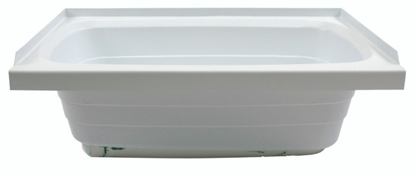 Lippert Bathtub with Right Drain - 24" x 36", White #W2436RHSPK
