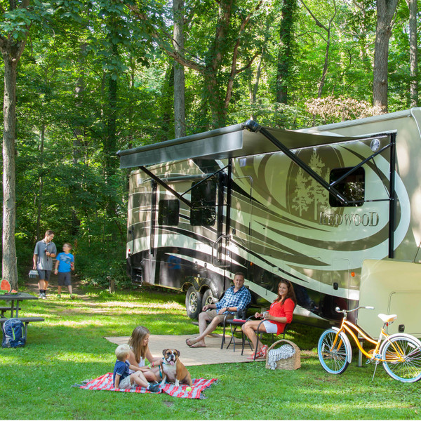 Lippert Global Entry Door Latch for Travel Trailers - White #239632