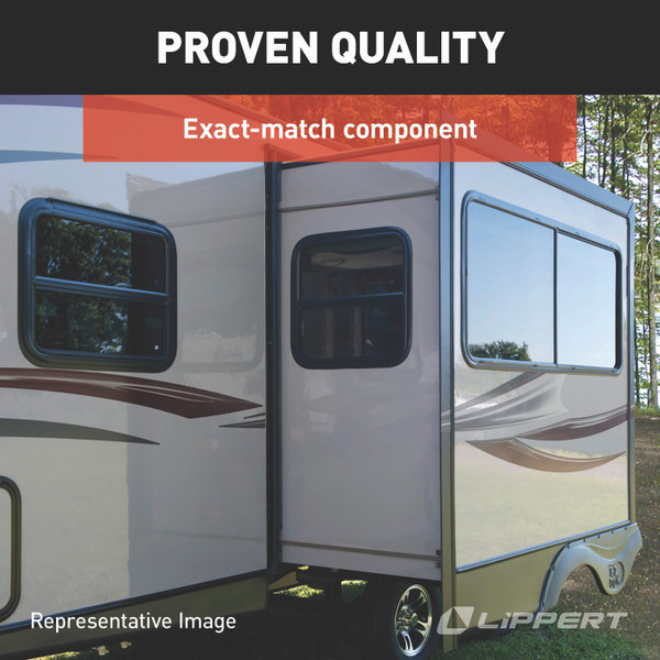 Lippert In-Wall Interior In/Out Switch for RV Slide-Outs - White #120639