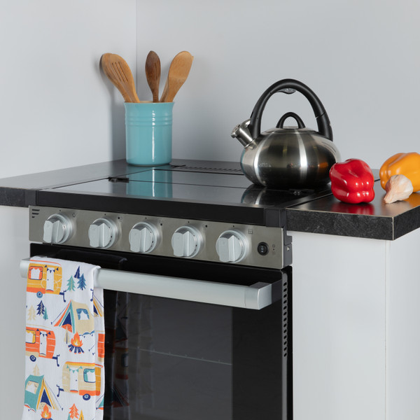 Lippert Kitchen Towel & Potholder Set - Camp Print, 2 Pieces #2023051697